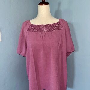 NWT, Runway Ready brand Purple Women's Top size L